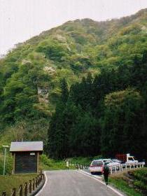 不動滝からの登山口(13KB)